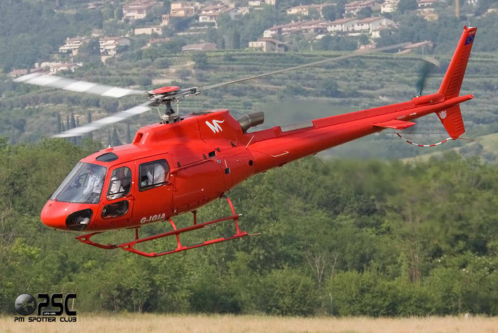 G-IGIA Eurocopter AS-350B3 Ecureuil AS50 3243 - Faloria Ltd @ Aeroporto Verona Boscomantico © Piti Spotter Club Verona