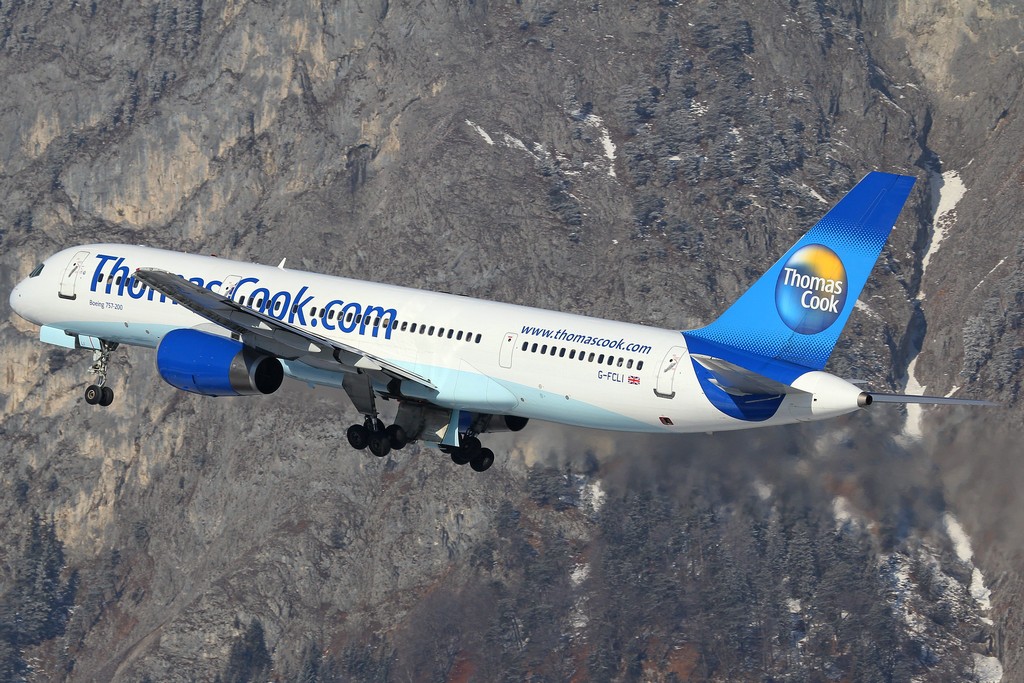 G-FCLI B757-28A 26275/672 Thomas Cook Airlines @ Innsbruck Airport 26.01.2013 © Piti Spotter Club Verona