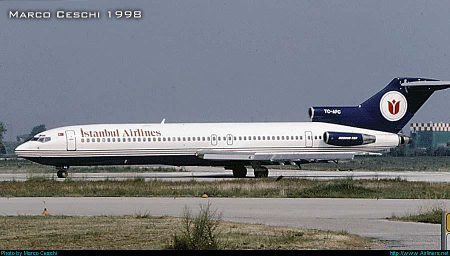 TC-AFC B727-228 19863/691 Istanbul Airlines @ Aeroporto di Verona © Piti Spotter Club Verona