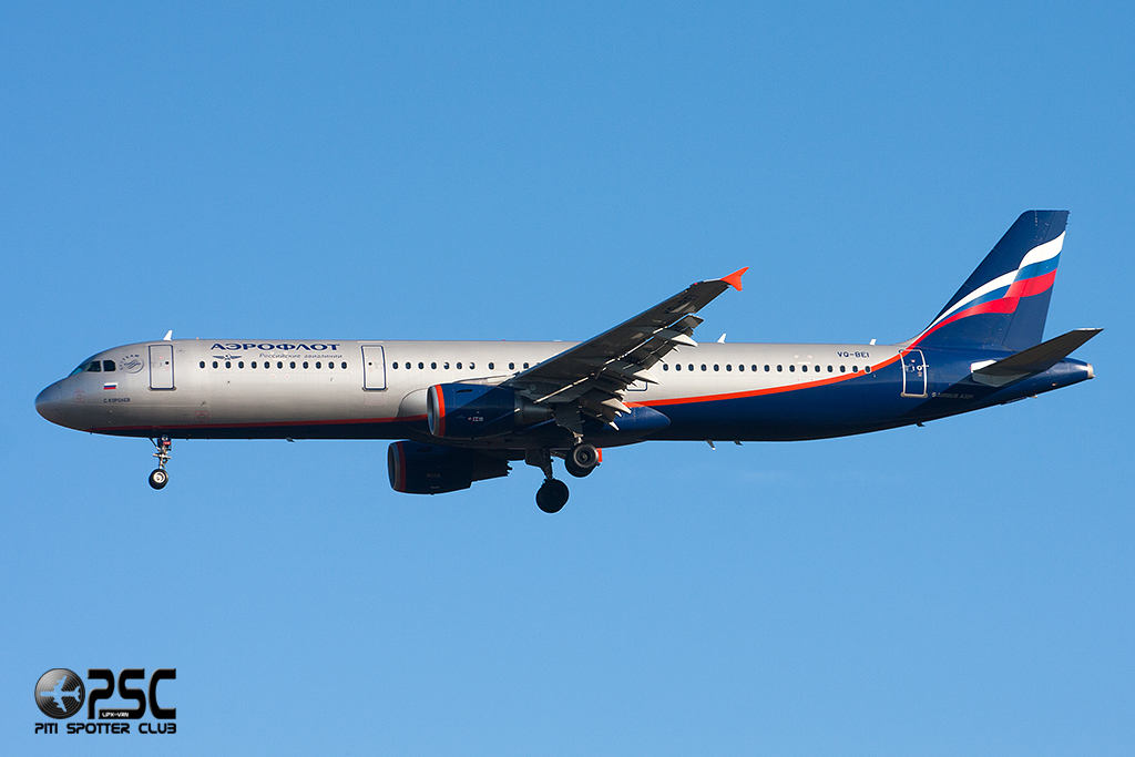 VQ-BEI A321-211 4148 Aeroflot @ Milano Malpensa Airport 27.12.2013  © Piti Spotter Club Verona