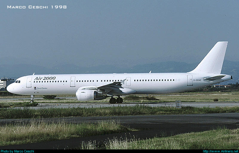 G-OOAE  A321-211  852  Air 2000  @ Aeroporto di Verona © Piti Spotter Club Verona