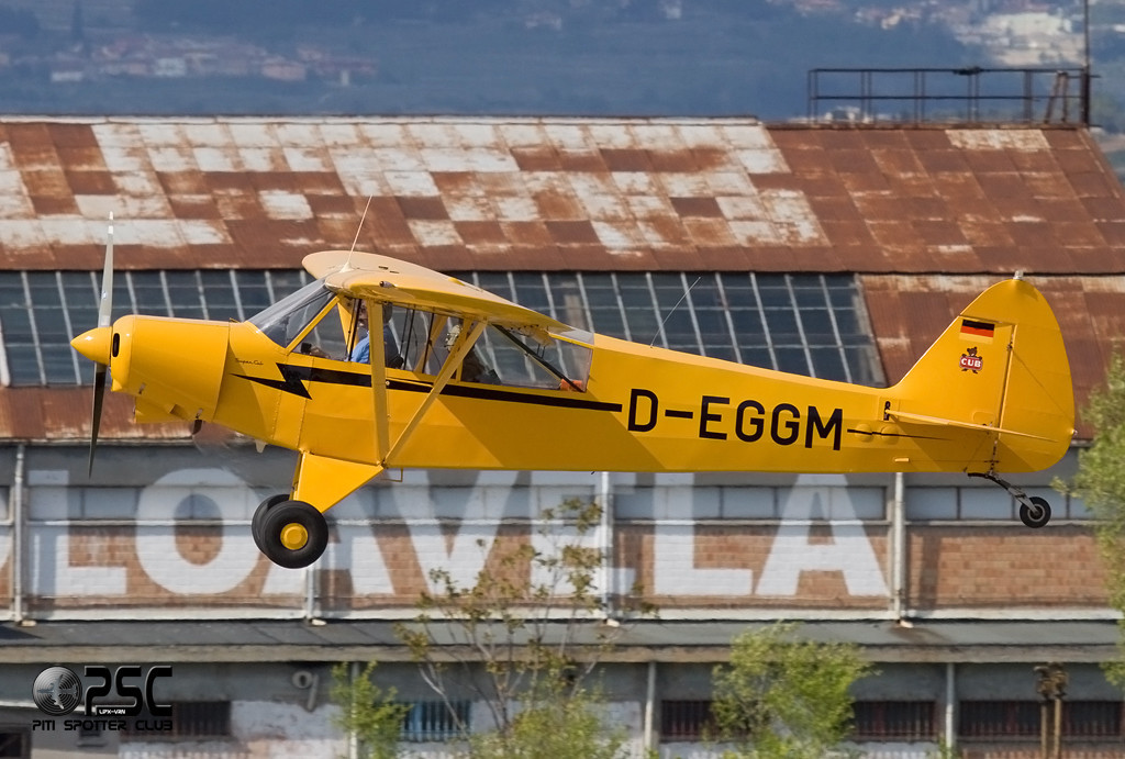 D-EGGM Piper PA-18 PA18 @ Aeroporto Verona Boscomantico © Piti Spotter Club Verona