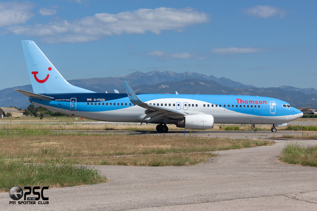 Boeing 737 Next Gen - MSN 35132 - G-FDZD @ Aeroporto di Verona © Piti Spotter Club Verona