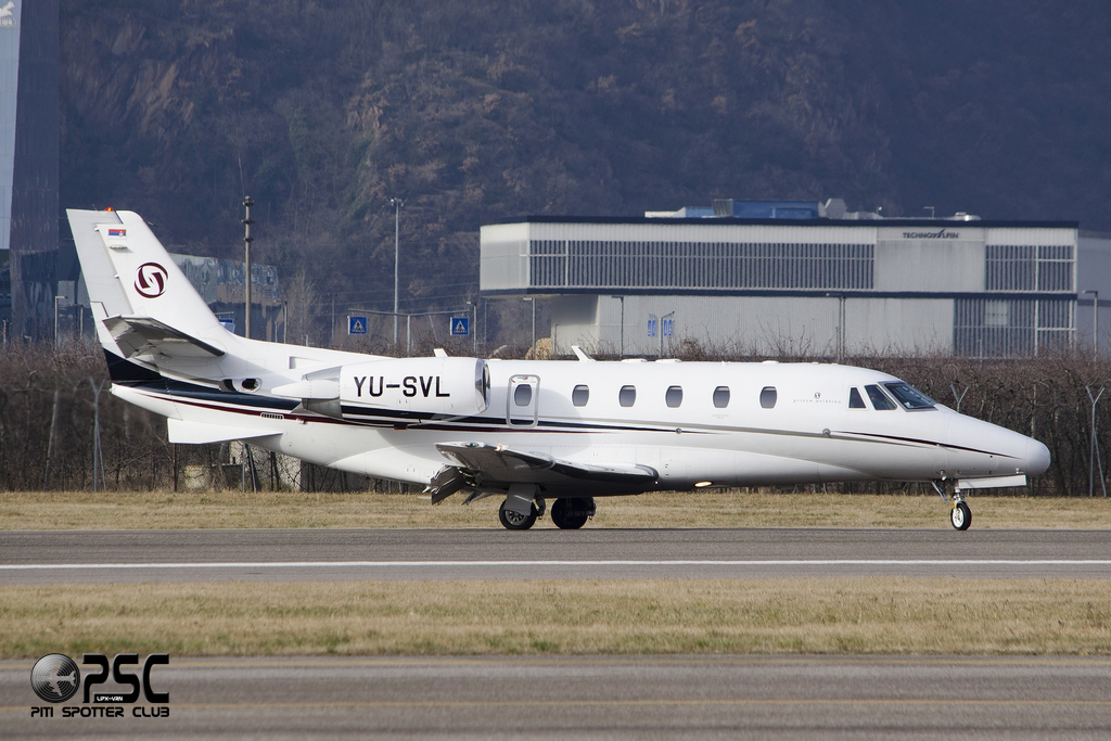 YU-SVL Ce560XLS 560-5772 @ Aeroporto di Bolzano © Piti Spotter Club Verona