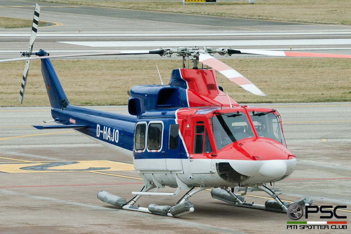 D-HAJO Bell 212 Twin B212 30573 @ Aeroporto di Bolzano © Piti Spotter Club Verona