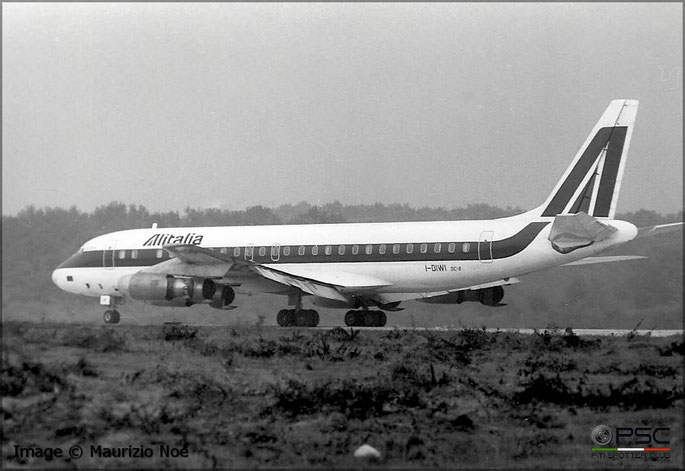 I-DIWI Douglas DC-8-43 45600 79   Alitalia 1960  © collezione Maurizio Noè p.g.c. - Piti Spotter Club Verona