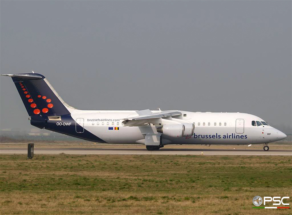 OO-DWF BAe146-RJ100 E3332 Brussels Airlines @ Aeroporto di Verona 24.02.2007  © Piti Spotter Club Verona