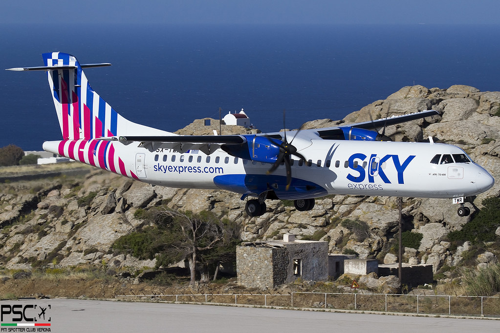 SX-TWR ATR 72-600 1684  PW127M  Sky Express 2023  @ Mykonos 06 2025 © Piti Spotter Club Verona