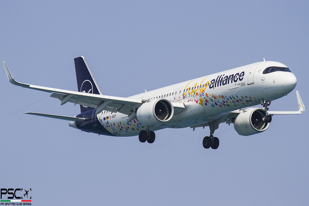 D-AIEP Airbus A321-271NX 11027  PW1133G Augsburg Lufthansa 2022 @ Larnaca LCA 08 2025 © Piti Spotter Club Verona