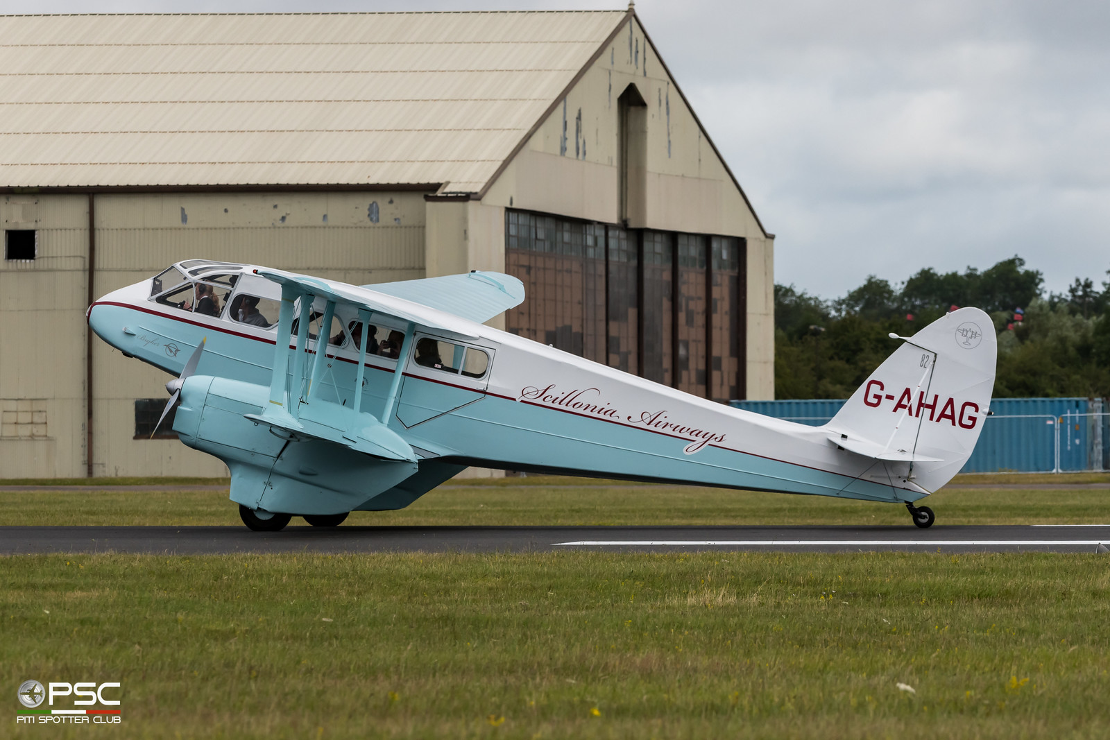 G-AHAG (1945 De Havilland DH-89A Dominie I/Dragon Rapide C/N 6926) © Piti Spotter Club Verona 