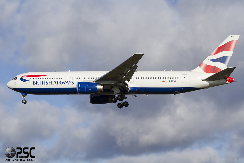 G-BNWB B767-336ER 24334/281 British Airways @ London Heathrow Airport 07.02.2014  © Piti Spotter Club Verona