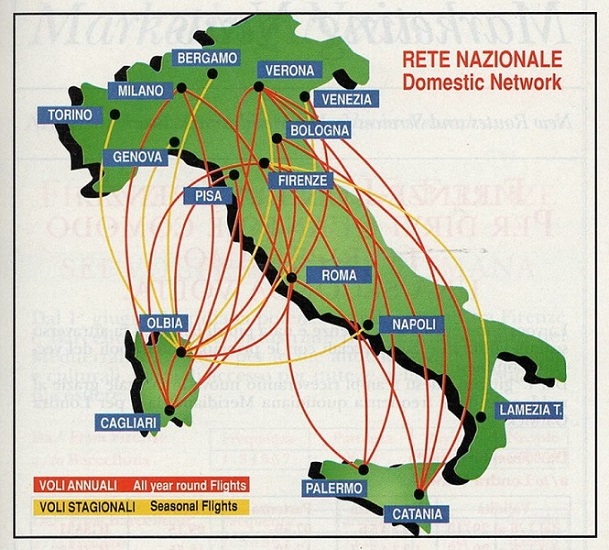 Rete Nazionale e Internazionale Meridiana - 1994