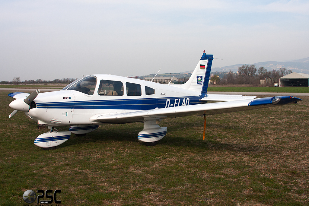 D-ELAQ Piper PA-28-181 Cherokee Archer 2 P28A 28-7890432 @ Aeroporto Verona Boscomantico © Piti Spotter Club Verona