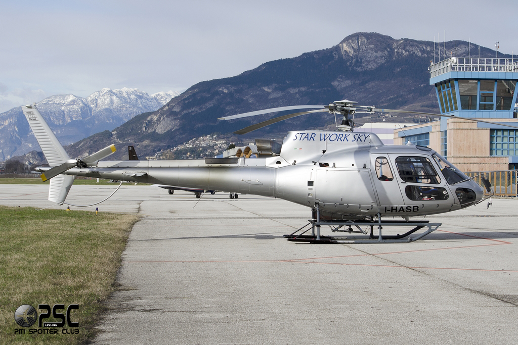 I-HASB - Eurocopter AS 350B3 Ecureuil - Star Work Sky @ Aeroporto di Trento © Piti Spotter Club Verona