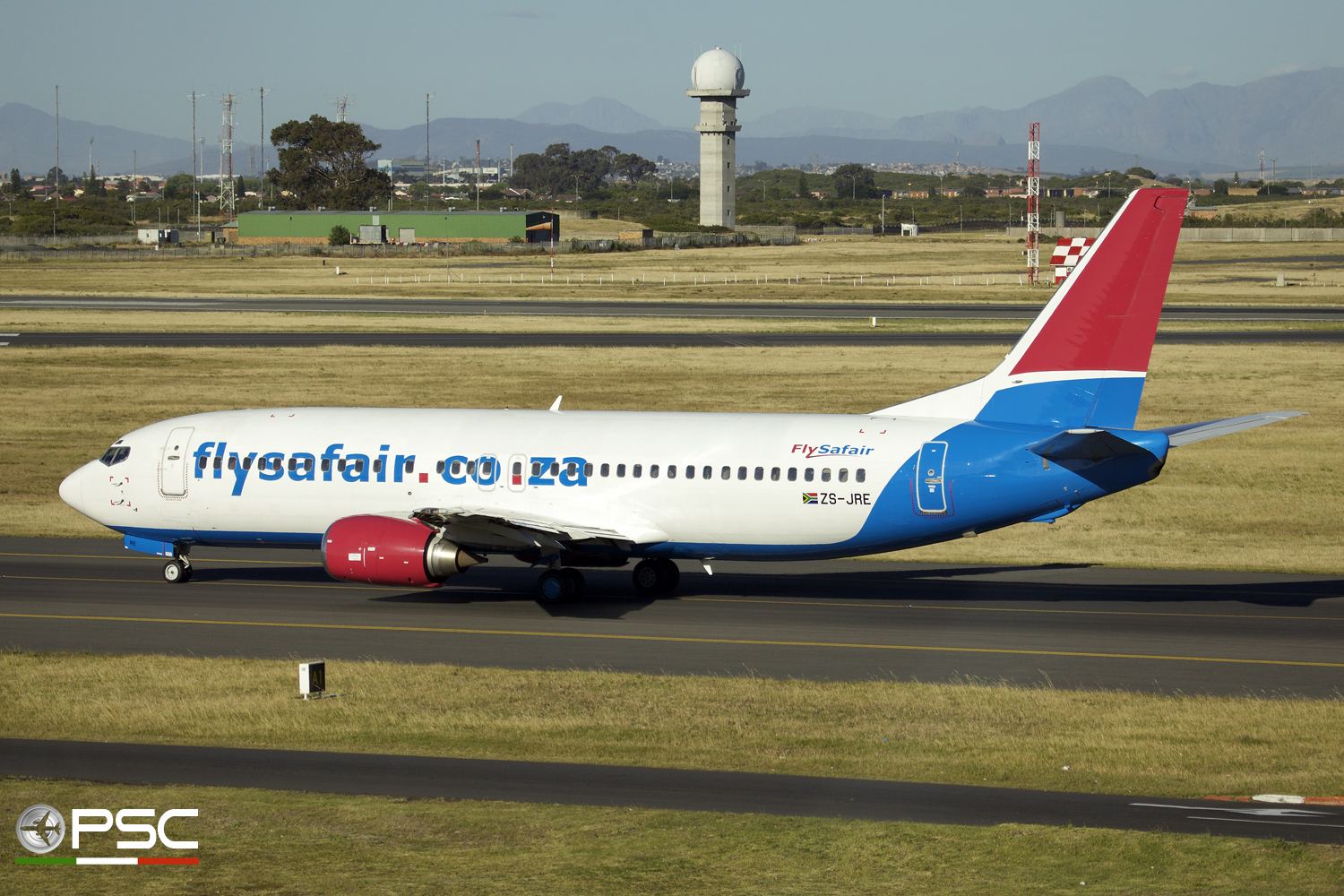 ZS-JRE Boeing 737-4Y0 26065 2284 cfm56-3C1 FlySafair 1992 © Piti Spotter Club Verona