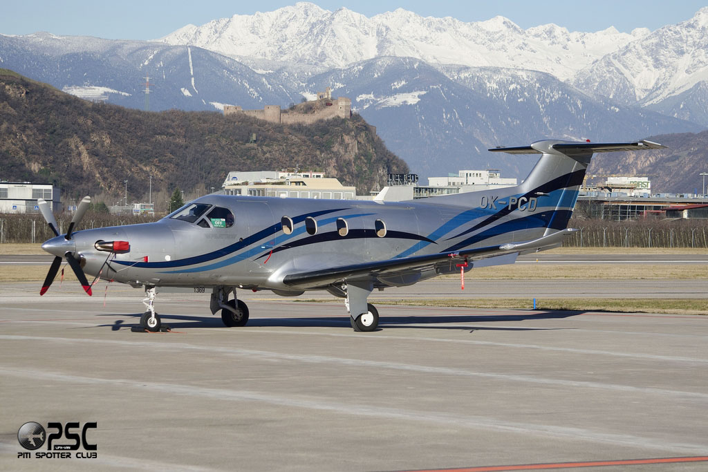 OK-PCD - Pilatus PC-12 @ Aeroporto di Bolzano © Piti Spotter Club Verona