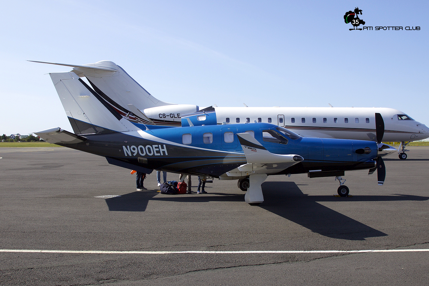 N900EH  TBM-900  1082  Forbes Group LLC @ Reykjavik 08.2019 © Piti Spotter Club Verona 