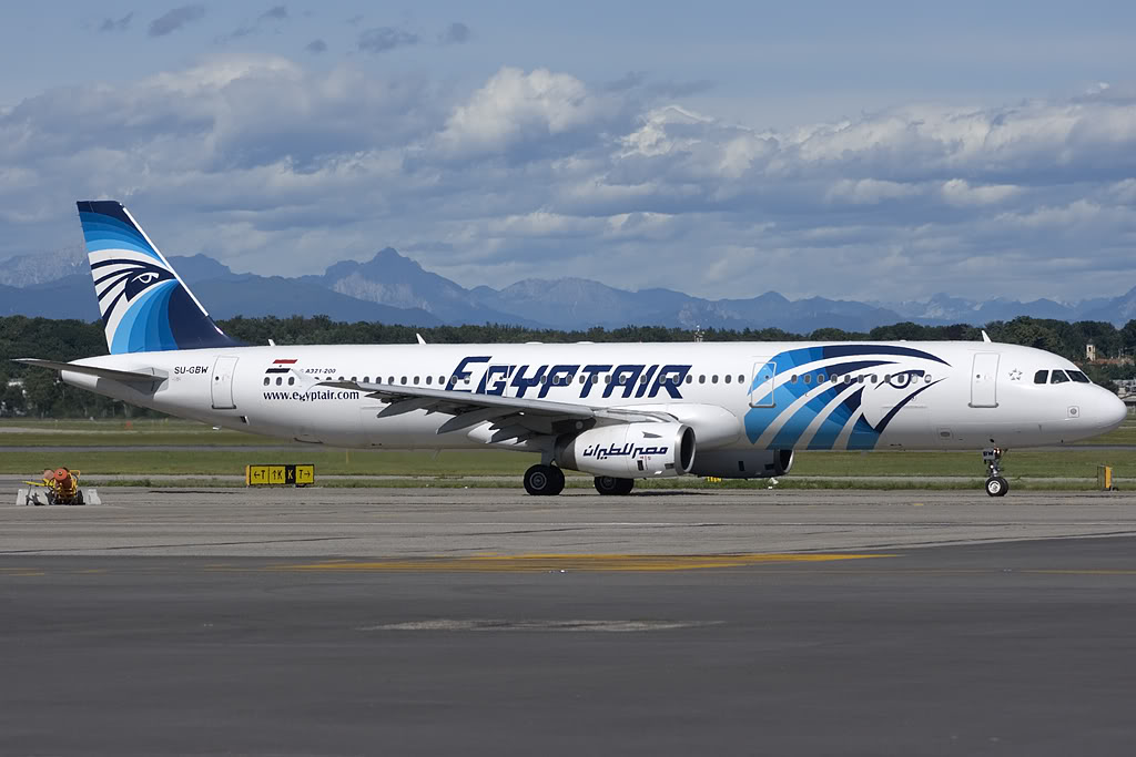SU-GBW A321-231 725 EgyptAir @ Milano Malpensa Airport 07.2009 © Piti Spotter Club Verona
