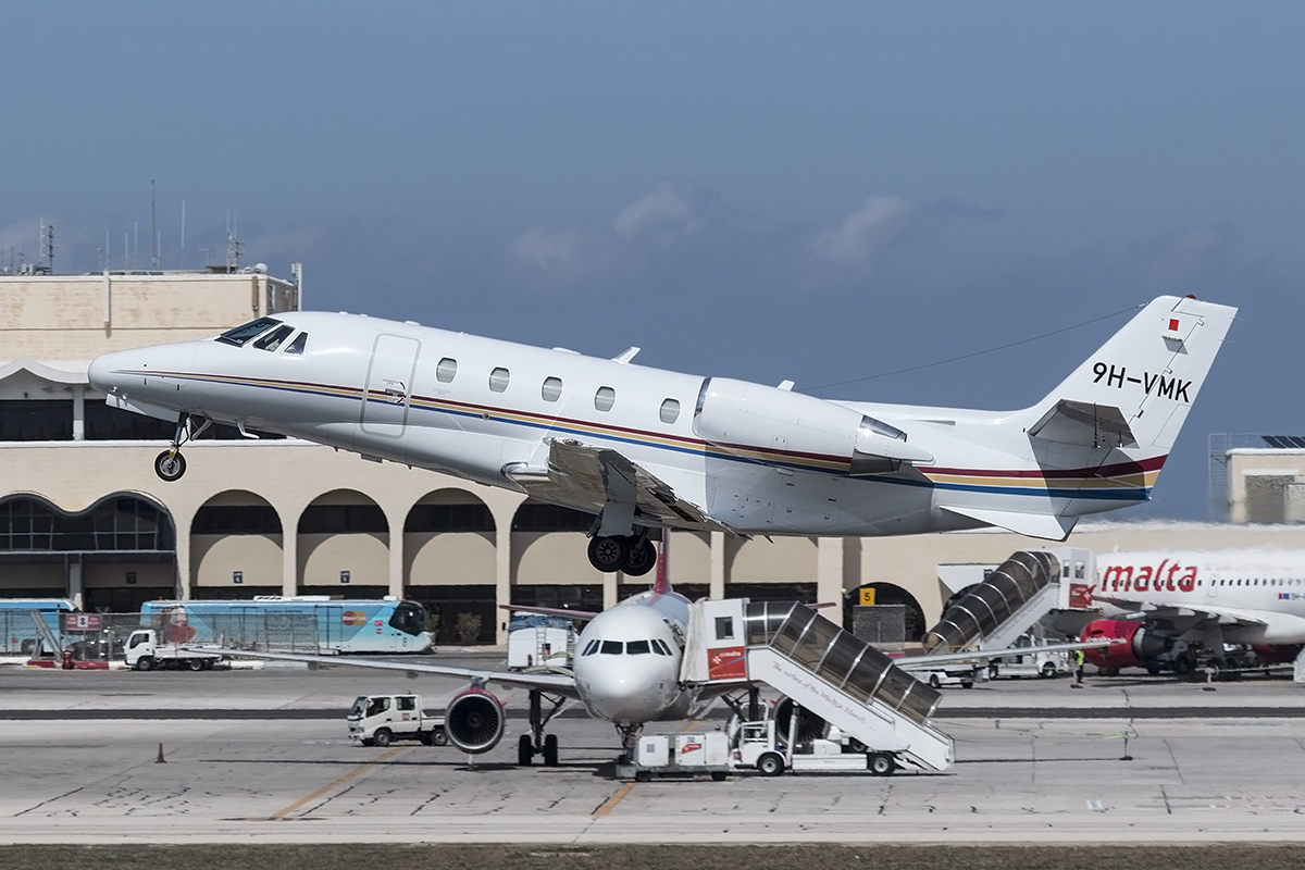 9H-VMK Ce560XLS 560-5674 Luxwing Ltd. @ Malta Airport 08.2015 © Piti Spotter Club Verona