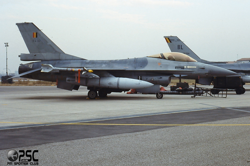 FA112   F-16AM  6H-112  10w @ Aeroporto di Verona   © Piti Spotter Club Verona