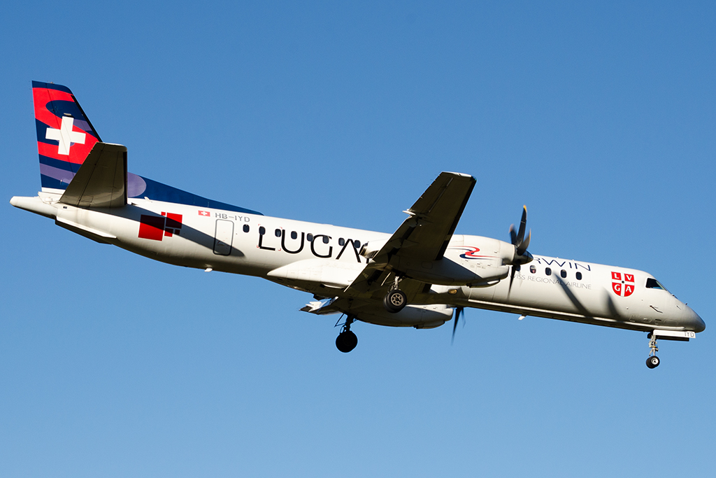 HB-IYD Saab 2000 2000-059 Darwin Airline @ Aeroporto di Bolzano © Piti Spotter Club Verona