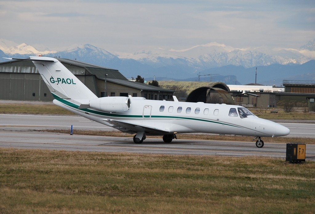 G-PAOL Ce525B 525B-0232 Blu Halkin Ltd. @ Aeroporto di Verona © Piti Spotter Club Verona