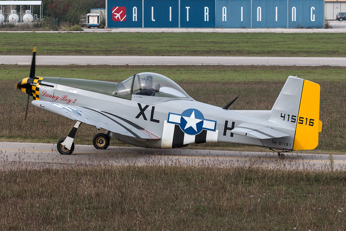 I-5151 - Loehle Mustang 5151  @ Aeroporto Verona Boscomantico © Piti Spotter Club Verona
