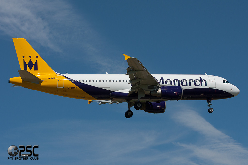 G-ZBAR A320-214 2142 Monarch Airlines