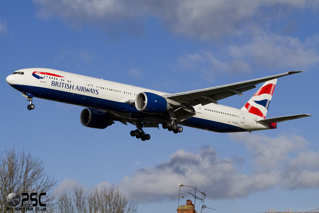 G-STBA B777-336ER 40542/879 British Airways @ London Heathrow Airport 107.02.2014  © Piti Spotter Club Verona