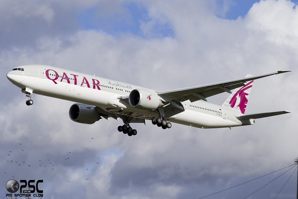 A7-BAC B777-3DZER 36010/731 Qatar Airways @ London Heathrow Airport 07.02.2014  © Piti Spotter Club Verona