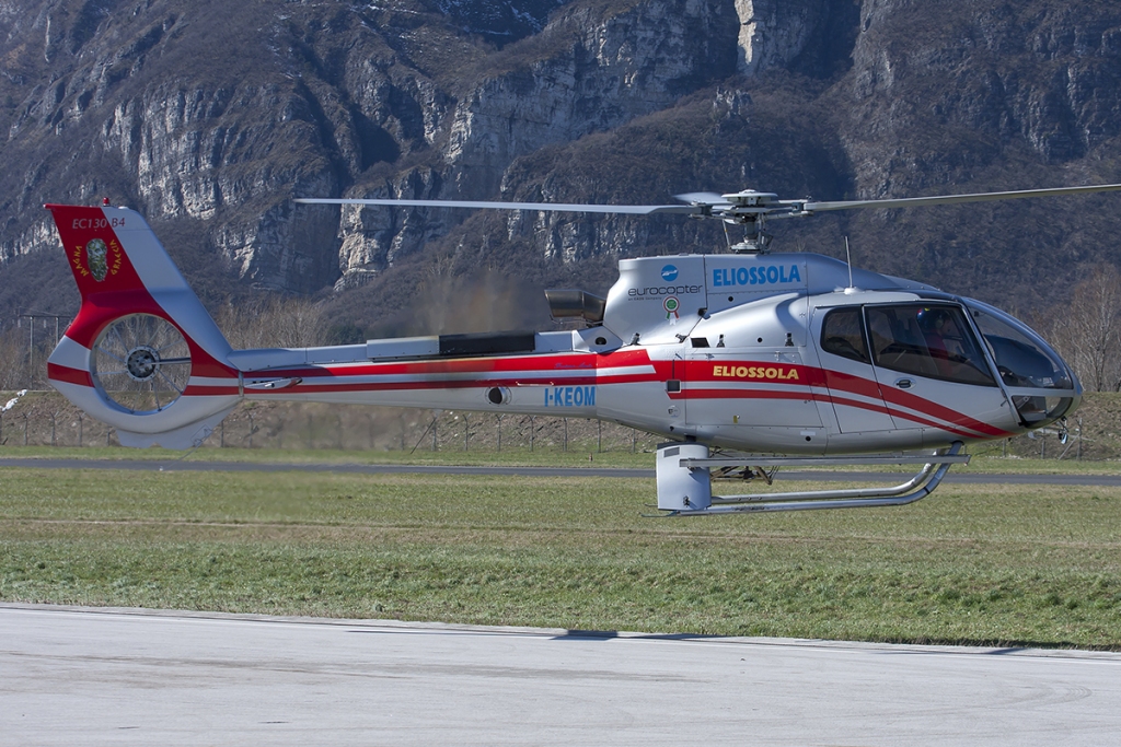 I-KEOM - Eurocopter EC130 B4 - Eliossola @ Aeroporto di Trento © Piti Spotter Club Verona