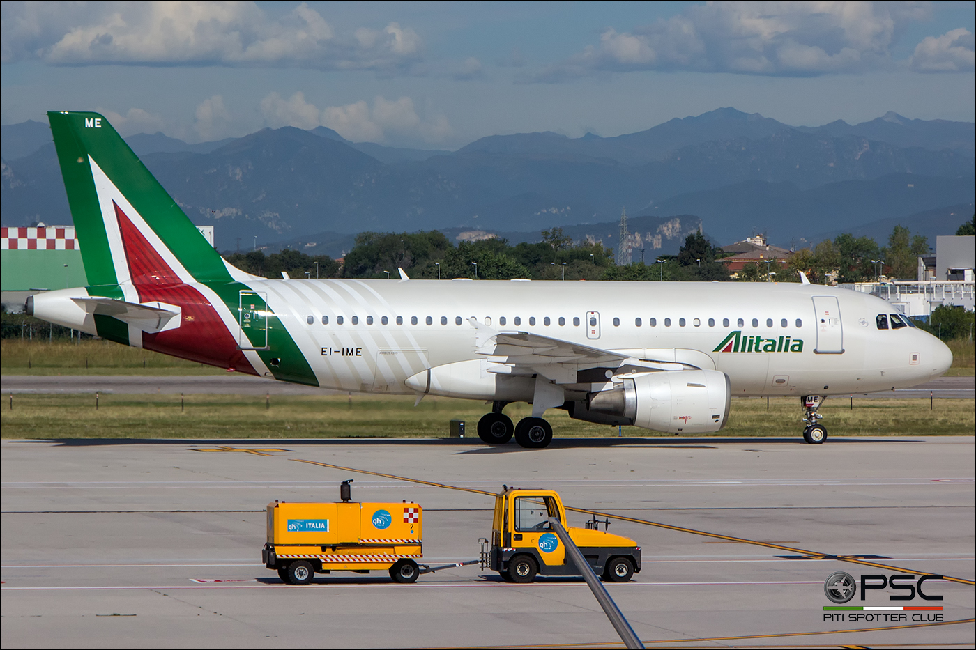 EI-IME A319-112 1740 Alitalia @ Aeroporto di Verona - 20/09/2016 © Piti Spotter Club Verona