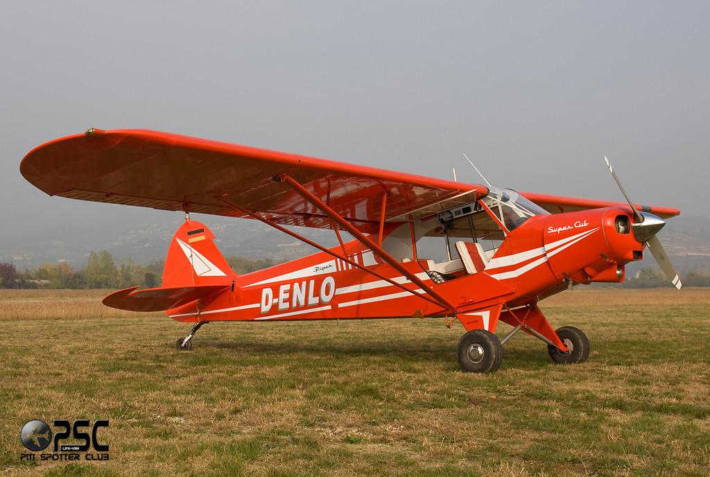 D-ENLO - Piper PA-18 Super Cub @ Aeroporto Verona Boscomantico © Piti Spotter Club Verona