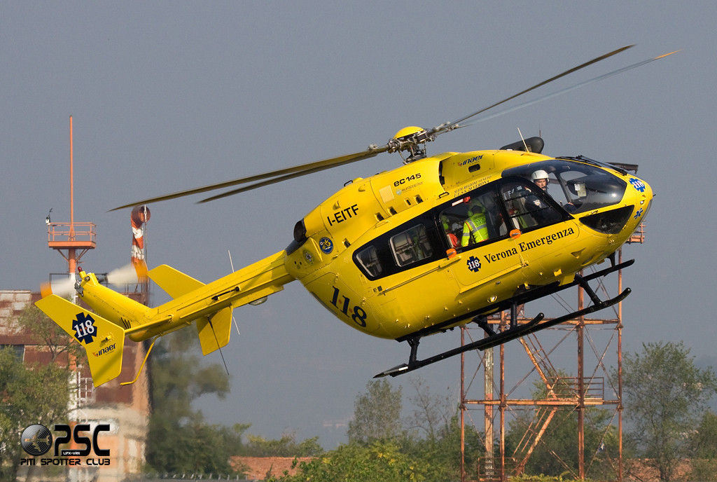 I-EITF Eurocopter Deutschland MBB BK-117C1 (EC-145) EC45 9082   Elilario Italia