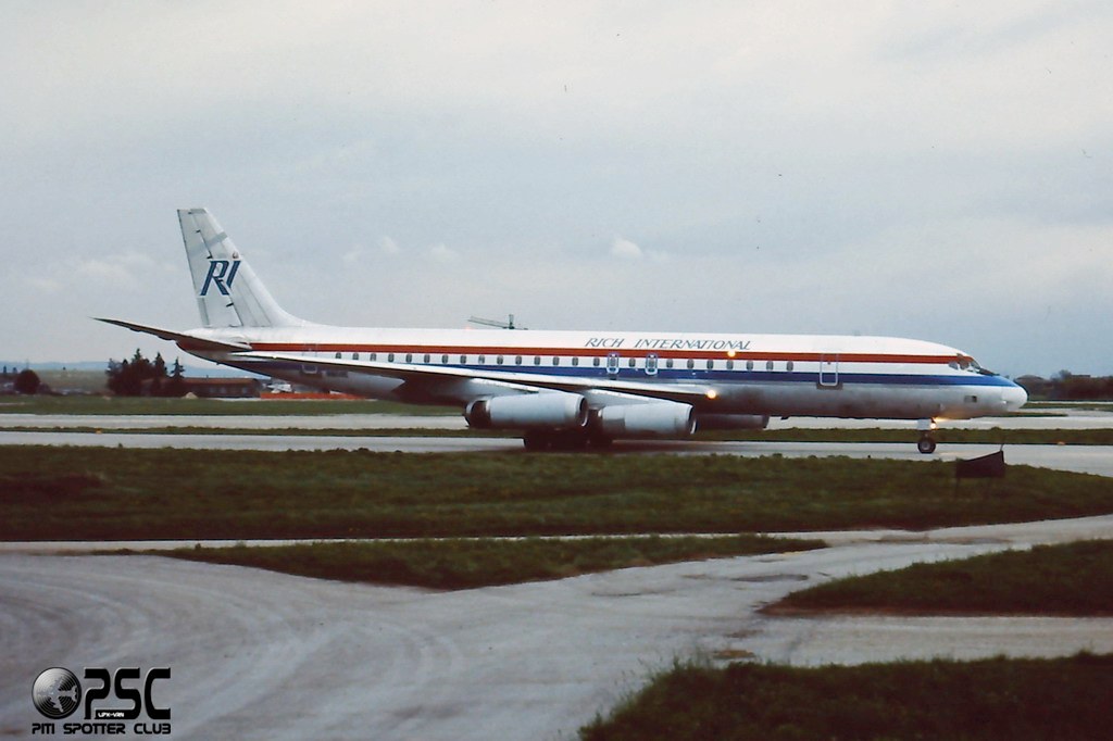 N1808E  DC-8-62  46105/494  Rich International Airways  @ Aeroporto di Verona - © Piti Spotter Club Verona
