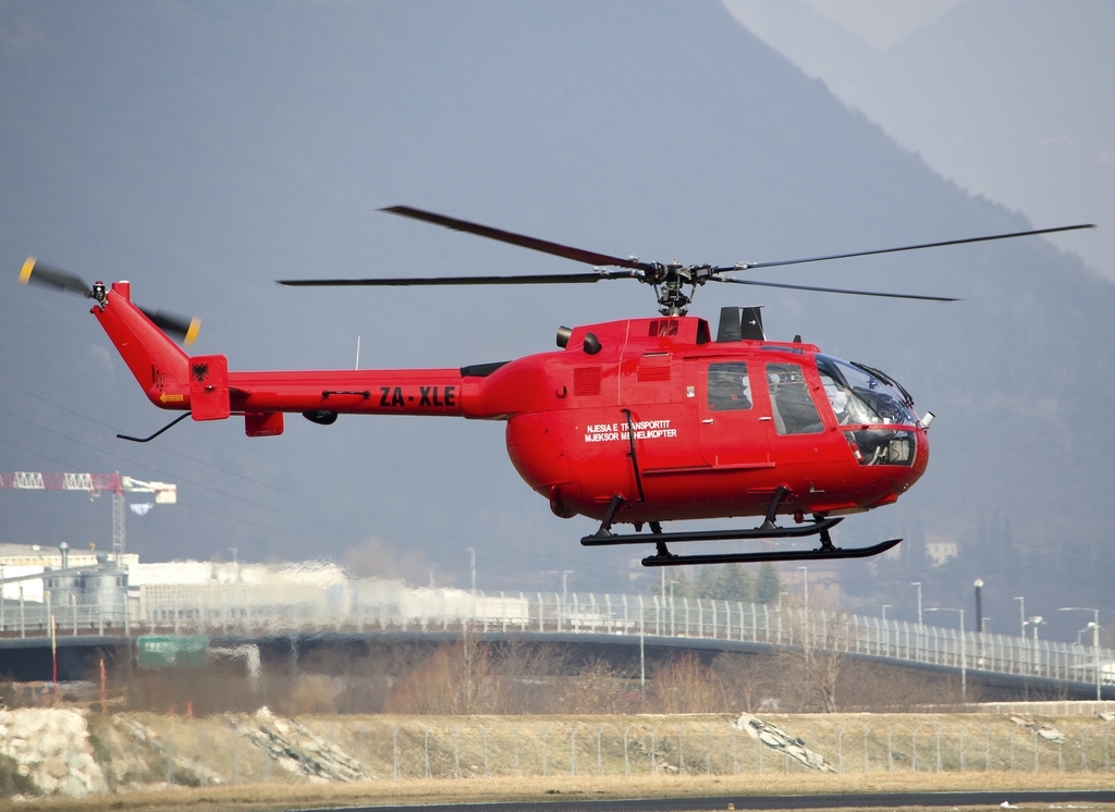 ZA-XLE - Bolkow Bo105 - Private @ Aeroporto di Trento © Piti Spotter Club Verona