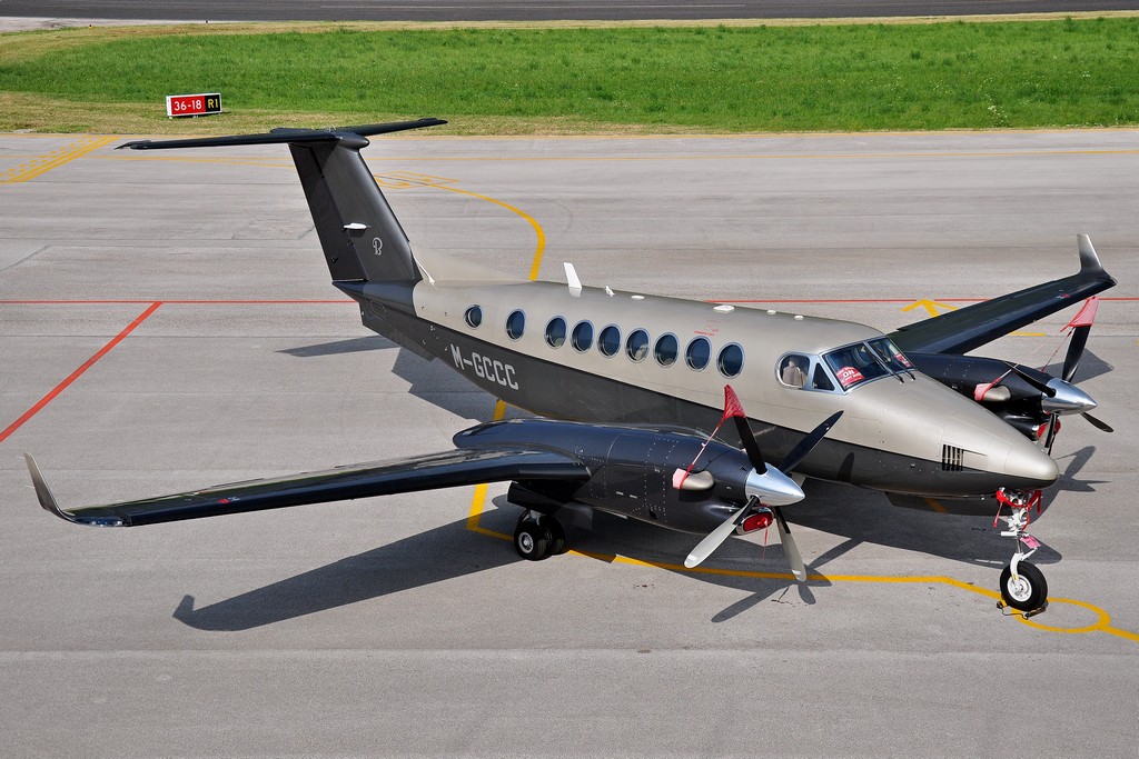 M-GCCC Beech 350i FL-755 CCC S.A. @ Aeroporto di Trento © Piti Spotter Club Verona