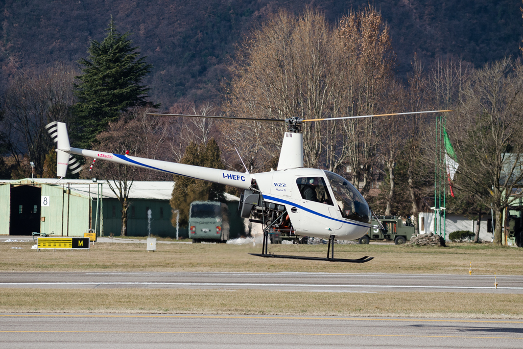 I-HEFC - Robinson R22 Beta II - Private @ Aeroporto di Bolzano © Piti Spotter Club Verona