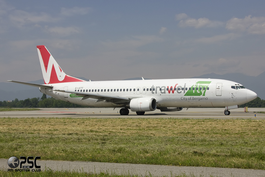 EI-ETT B737-4K5 24125/1687 Mistral Air Trawelfly c/s @ Bergamo Airport 02.06.2012 © Piti Spotter Club Verona