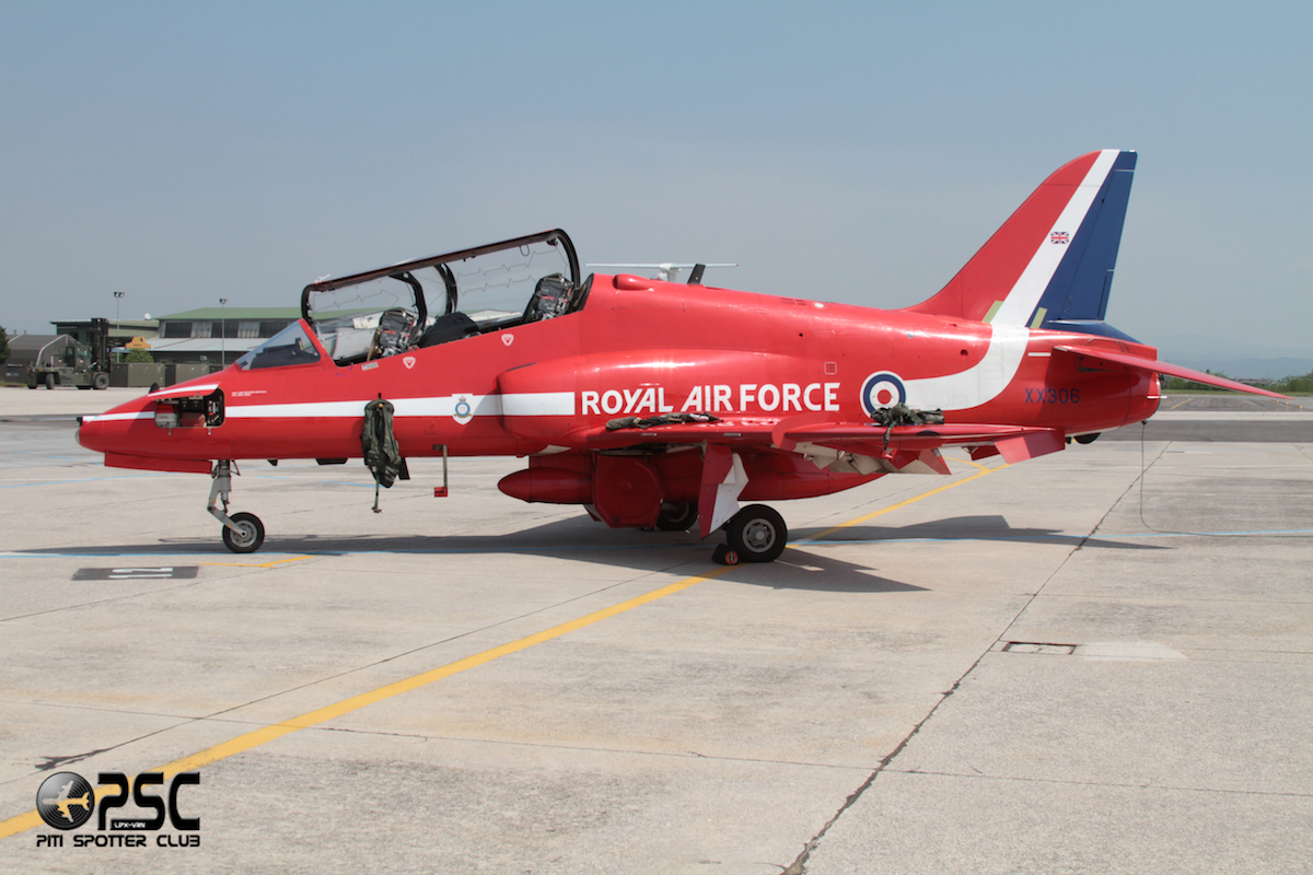 XX306   Hawk T1A  312131/141  Scampton © Piti Spotter Club Verona