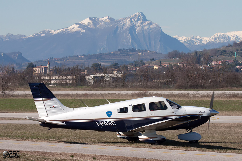 I-PASC Piper PA-28-181 Archer III @ Aeroporto Verona Boscomantico © Piti Spotter Club Verona
