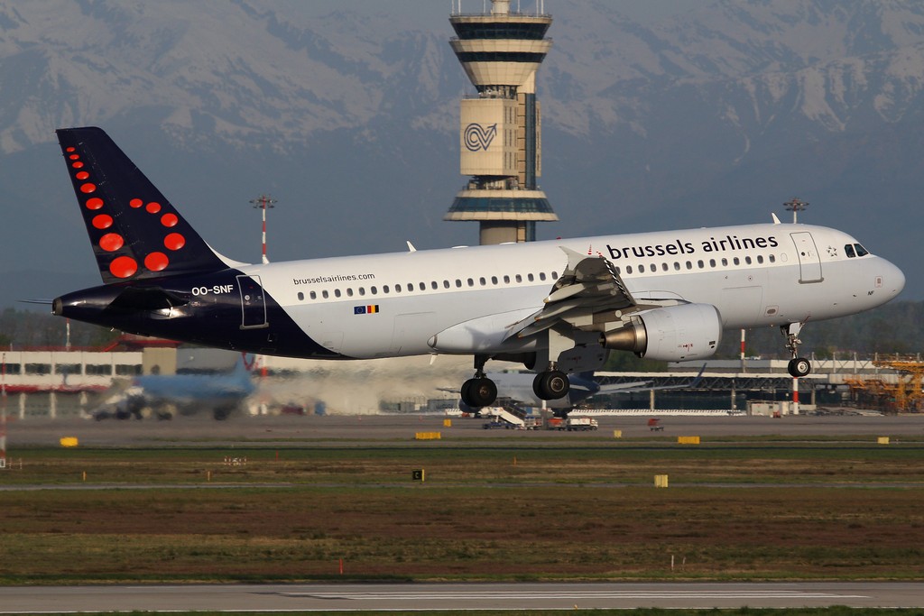 OO-SNF A320-214 2810 Brussels Airlines @ Milano Malpensa Airport 14.01.2015 © Piti Spotter Club Verona