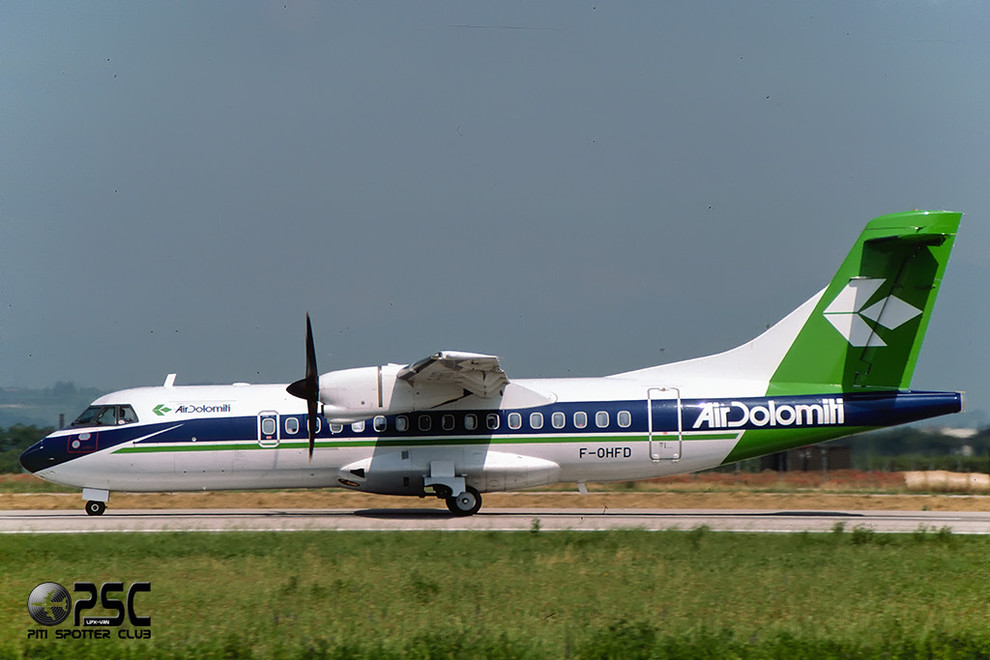 F-OHFD  ATR42-320  374  Air Dolomiti  @ Aeroporto di Verona © Piti Spotter Club Verona 