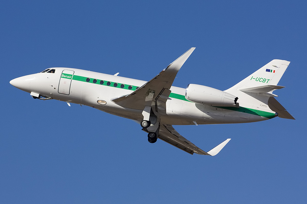 I-UCBT · DASSAULT AVIATION Falcon 2000LX, Benair@ Treviso Airport 21.02.2012 © Piti Spotter Club Verona