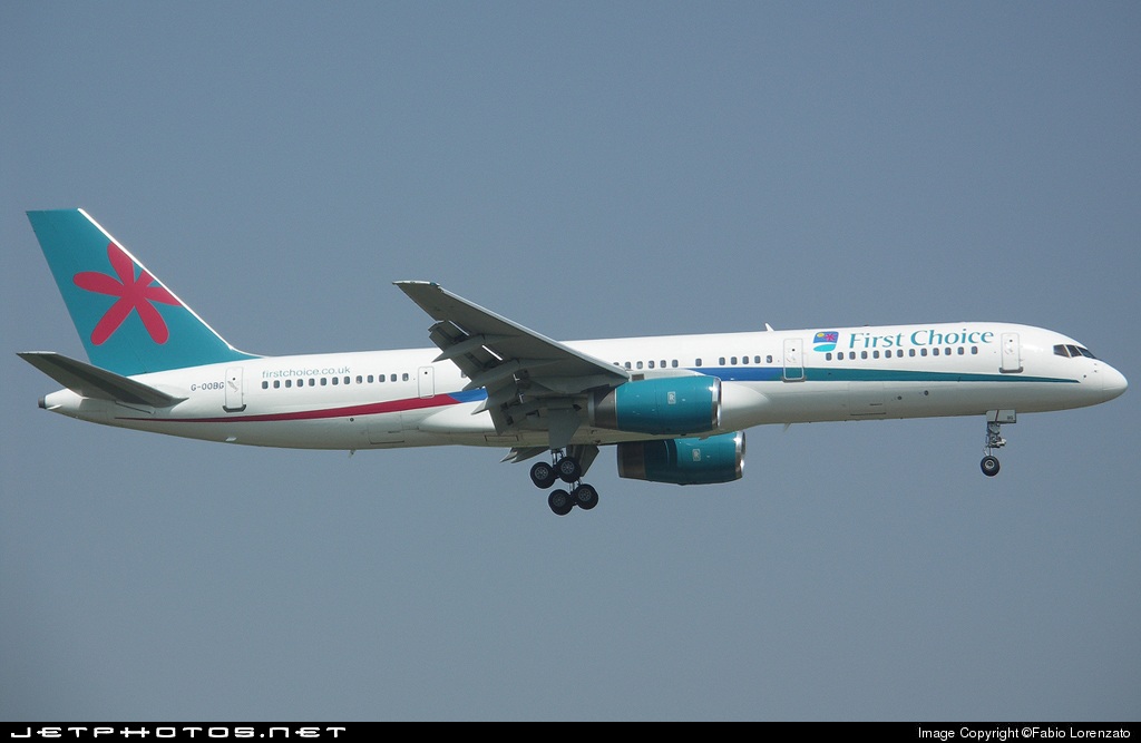 G-OOBG Boeing 757-236(SF) 29942 867 RB211-535E4  First Choice Airlines 1999 @ Verona Villafranca © Piti Spotter Club Verona