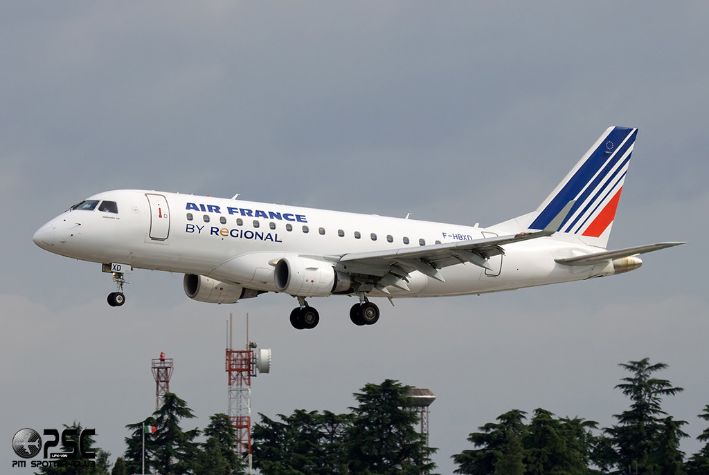 Embraer 170/175 - MSN 281 - F-HBXD (Air France Regional CAE livery) @ Aeroporto di Verona © Piti Spotter Club Verona