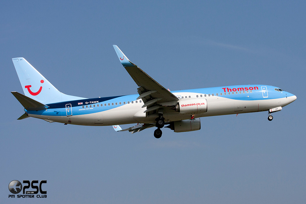 Boeing 737 Next Gen - MSN 37239 - G-TAWK  @ Aeroporto di Verona © Piti Spotter Club Verona