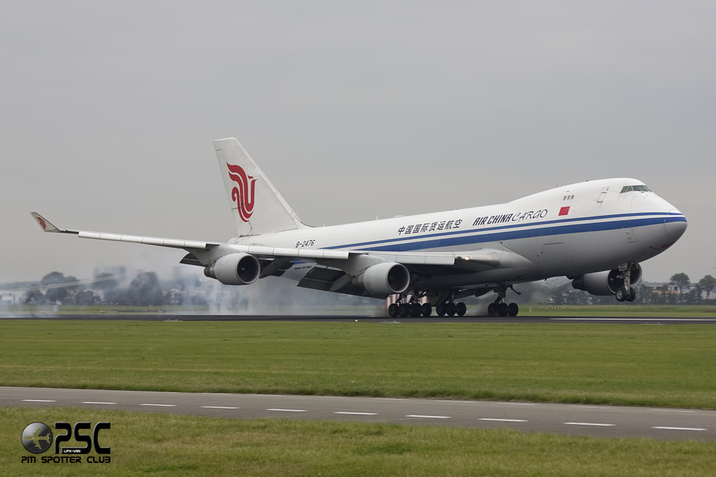 B-2476 B747-4FTF 34240/1373 Air China Cargo @ Amsterdam Airport 20.09.2013 © Piti Spotter Club Verona