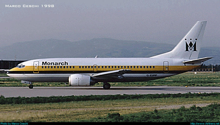 G-EURP  B737-35B  24237/1624  Monarch Airlines  @ Aeroporto di Verona © Piti Spotter Club Verona