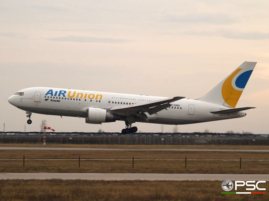 EI-DMH B767-260ER 23106/90 Kras Air - Krasnoyarsk Airlines @ Aeroporto di Verona 12.01.2008  © Piti Spotter Club Verona
